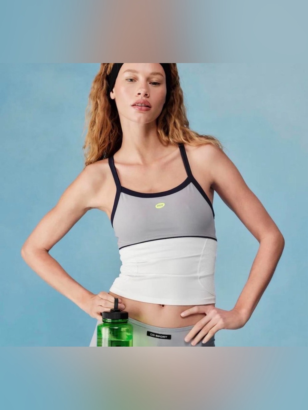 DAIRY BOY SPORT TENNIS WIFE TANK -WAG TANK SPACE GREY SIZE XS.